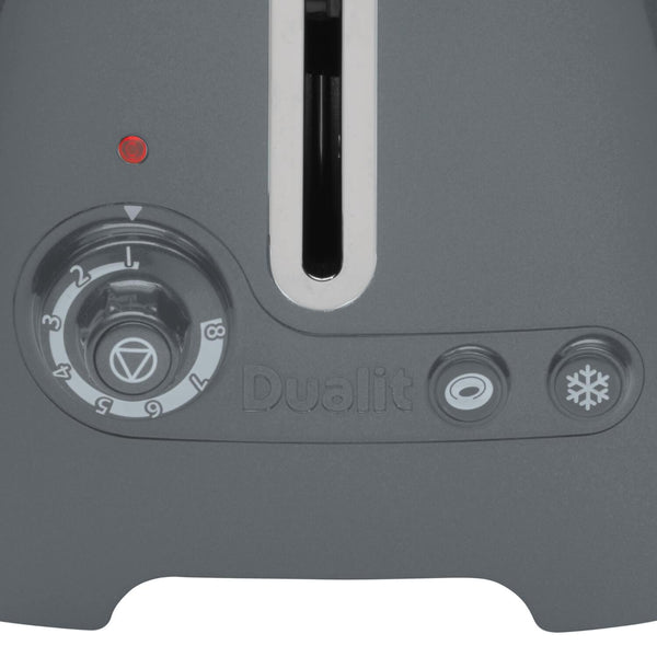 Dualit Lite 26204 2 Slice Toaster - Polished Grey - Potters Cookshop