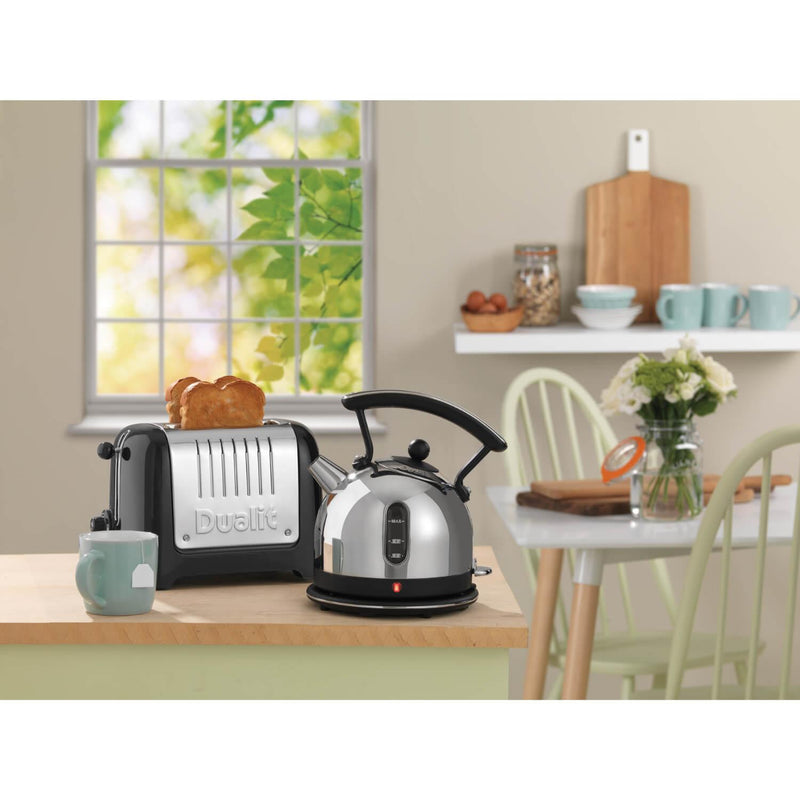 Buy Dualit 26205 Lite 2 Slice Toaster Black Chrome Potters