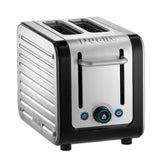 Dualit Architect 26505 2 Slot Toaster - Black & Brushed Stainless Steel