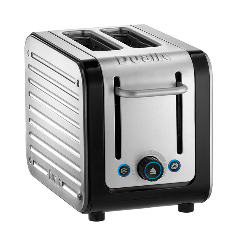 Dualit Architect 26505 2 Slot Toaster - Black & Brushed Stainless Steel