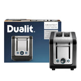 Dualit Architect 26505 2 Slot Toaster - Black & Brushed Stainless Steel