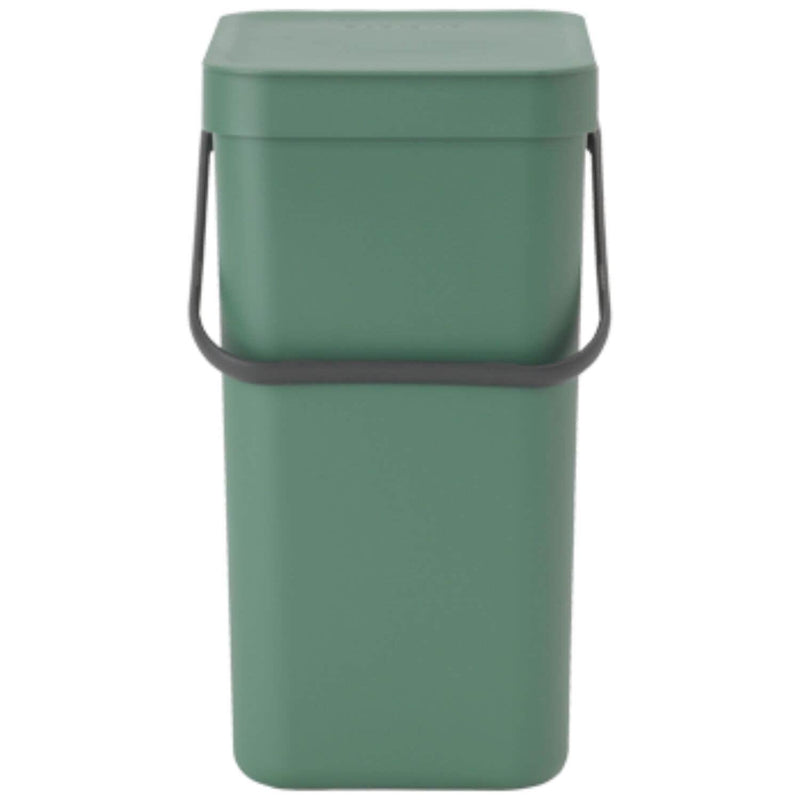 Brabantia Sort & Go 12 Litre Waste Bin - Fir Green - Potters Cookshop