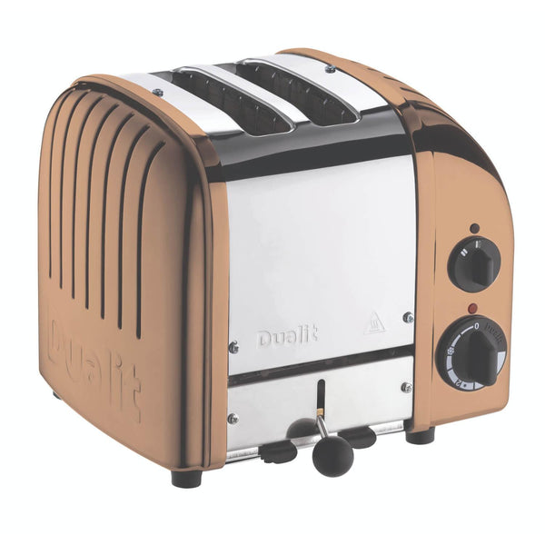 Dualit Classic Vario AWS 27450 2 Slice Toaster - Copper & Chrome - Potters Cookshop