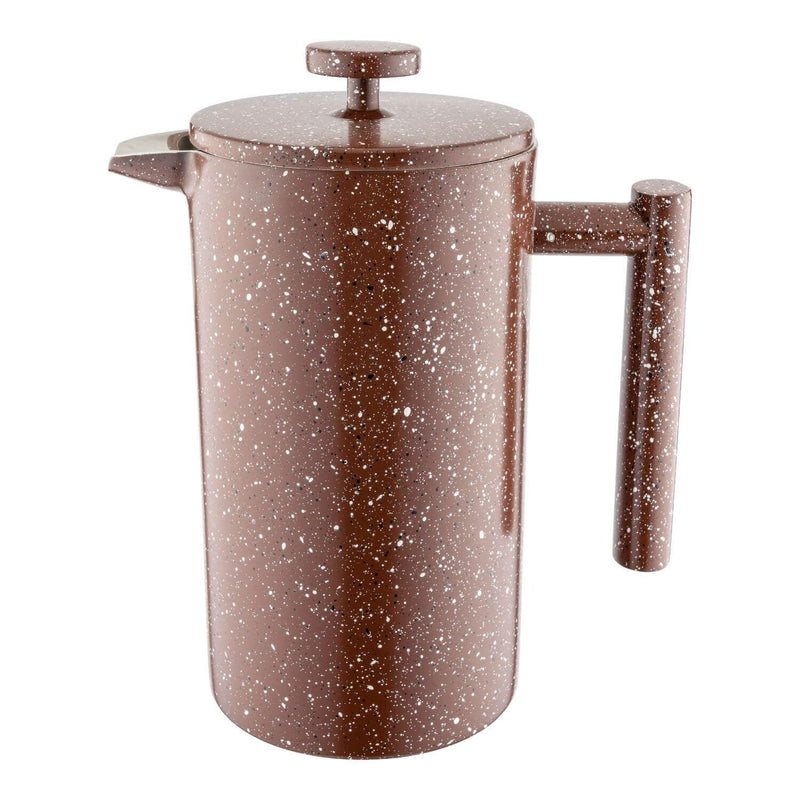 Grunwerg 8 Cup Cafe Ole Tall Cafetiere - Red Granite - Potters Cookshop