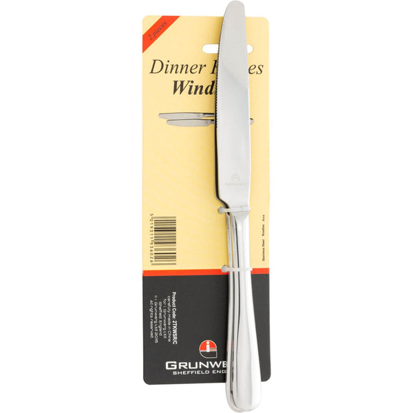 Windsor Stainless Steel Dinner Knives - Set of 2