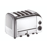 Dualit Classic 1.7 Litre Jug Kettle & 4 Slice Toaster Set - Polished Steel - Potters Cookshop