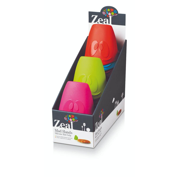 Zeal Silicone Mad Hand Hot Mitts - Assorted Colours