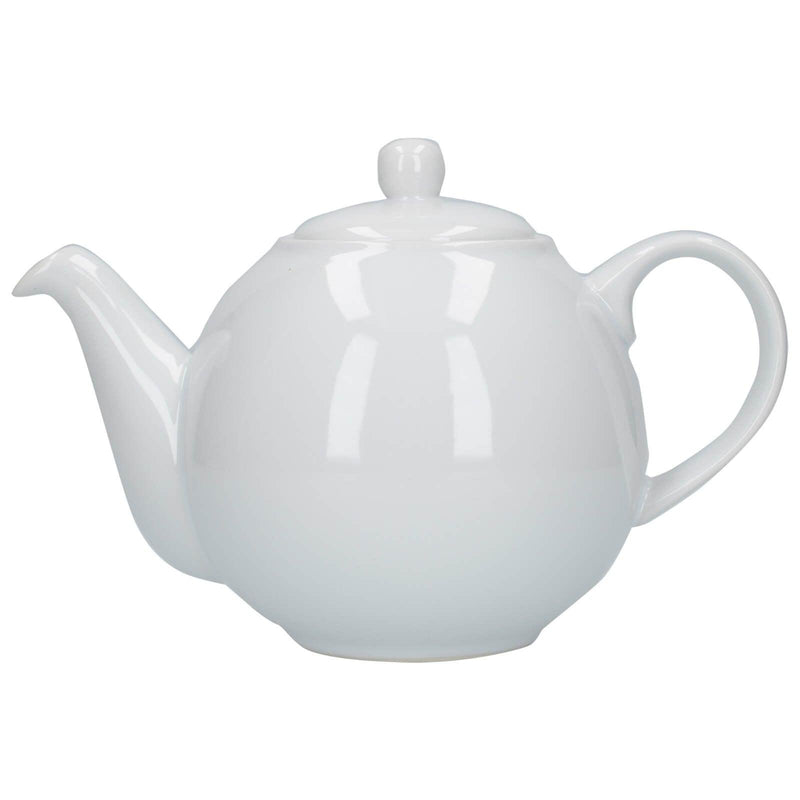 London Pottery Globe 4 Cup Teapot - White - Potters Cookshop