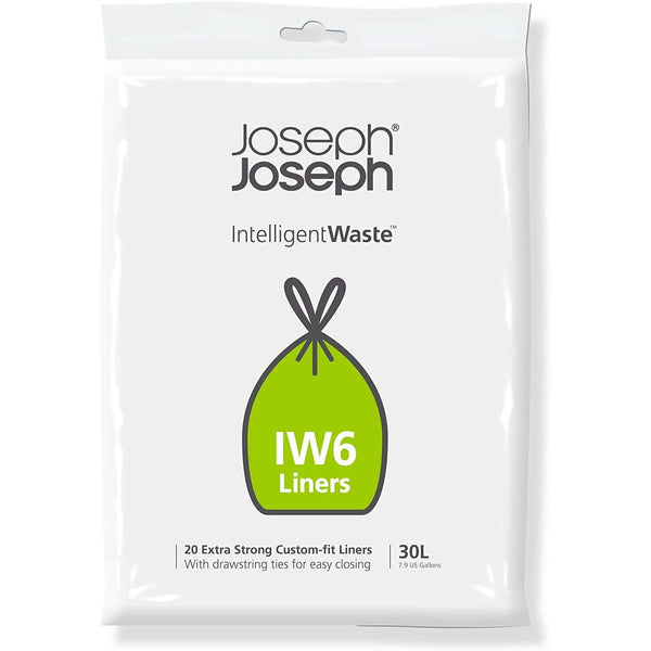Joseph Joseph Intelligent Waste IW6 Custom Liners - 30 Litre - Potters Cookshop
