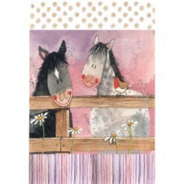 Alex Clark Tea Towel - Horse Whispers - Potters Cookshop