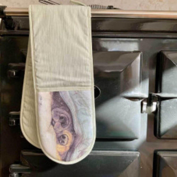 Alex Clark Cotton Double Oven Glove - Snouts - Potters Cookshop
