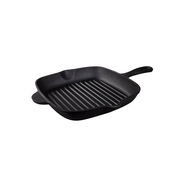 Tramontina Pre-Seasoned Cast Iron Square Griddle Pan - 27cm