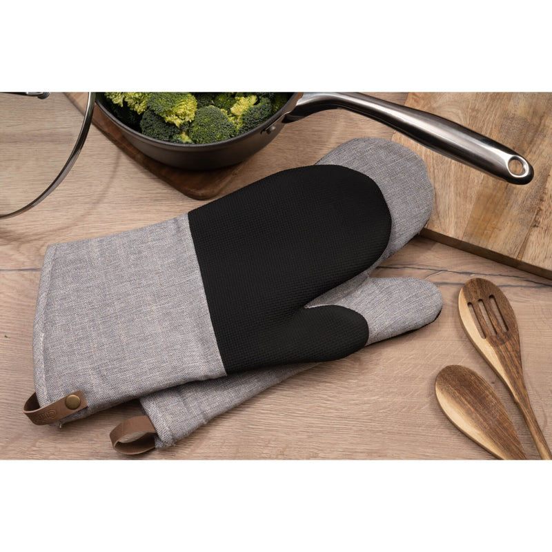 Cuisinart Neoprene Pack of 2 Oven Mitts - Grey