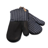 Cuisinart Neoprene Pack of 2 Oven Mitts - Denim Pinstripe