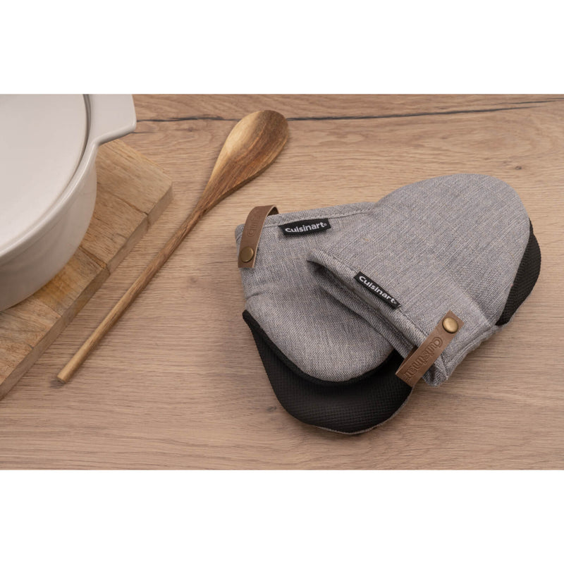 Buy Cuisinart  Neoprene Pack of 2 Oven Mitts - Grey – Potters Cookshop