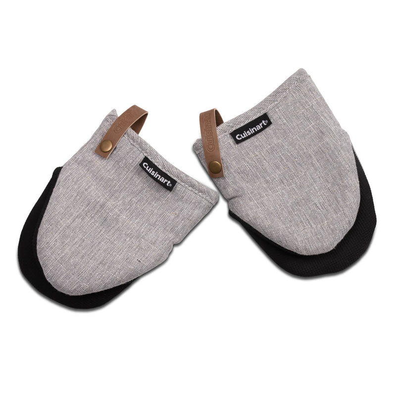 Cuisinart Neoprene Pack of 2 Mini Oven Mitts - Grey