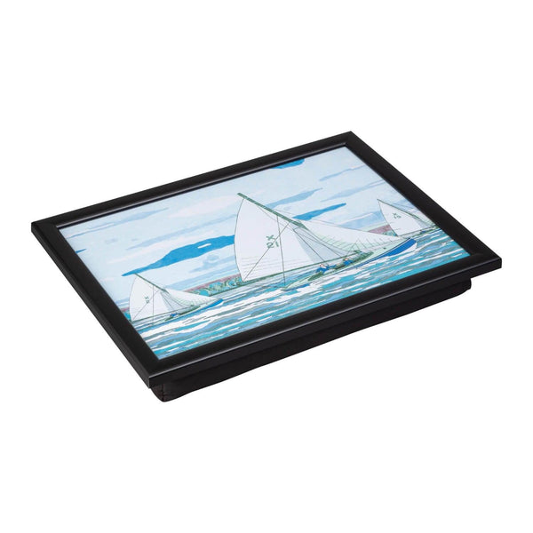 Denby Double Laptray With Black Edge - Sailing - Potters Cookshop