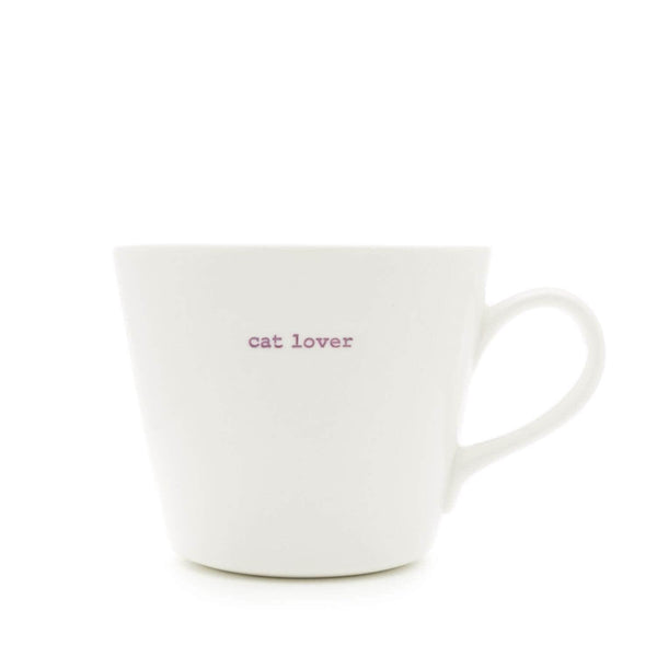 Keith Brymer Jones Word Range Mug - cat lover - Potters Cookshop