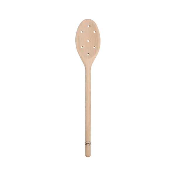 T&G Woodware Beech Spoon With Holes