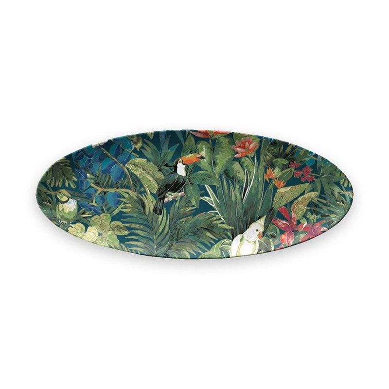 Eddingtons Lush Jungle Oval Platter - Large - Potters Cookshop