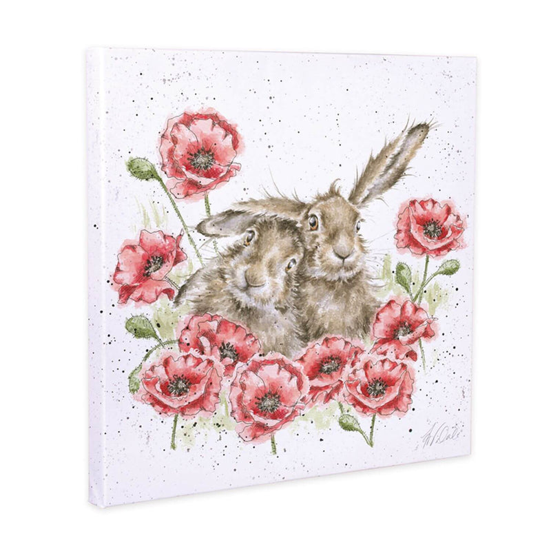 Wrendale Designs Small Canvas - Love is in the Hare