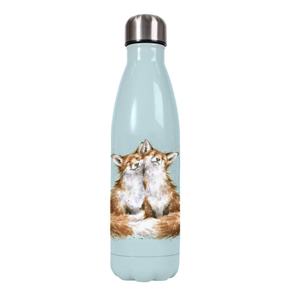 Wrendale Designs by Hannah Dale 500ml Water Bottle - Contentment Foxes
