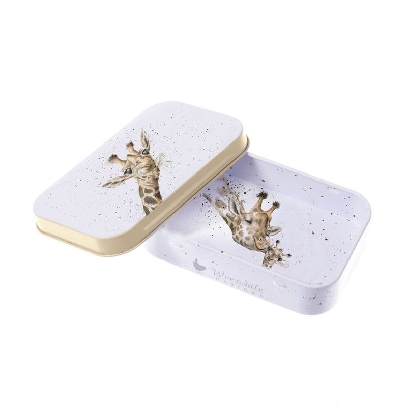 Wrendale Designs Mini Tin - Giraffe Flowers