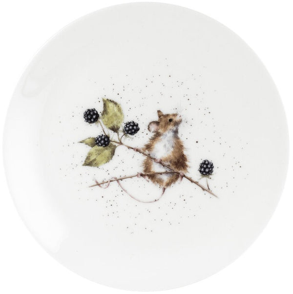 Royal Worcester Wrendale China Coupe Side Plate - Mouse