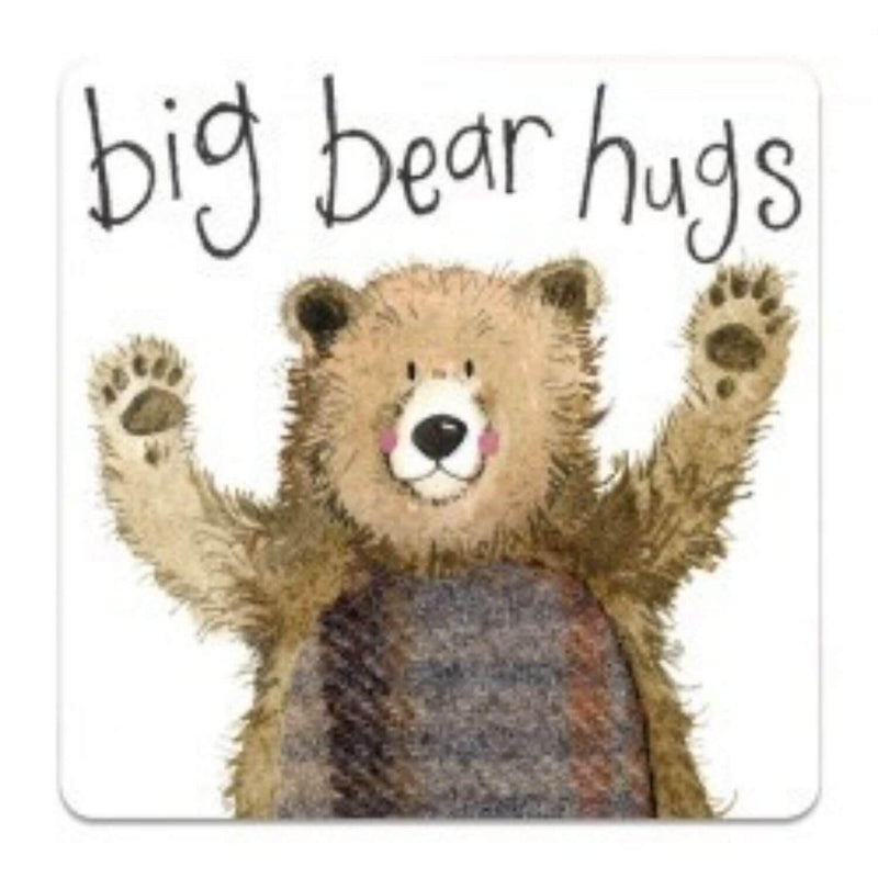 Alex Clark Coaster - Bear Hugs - Potters Cookshop