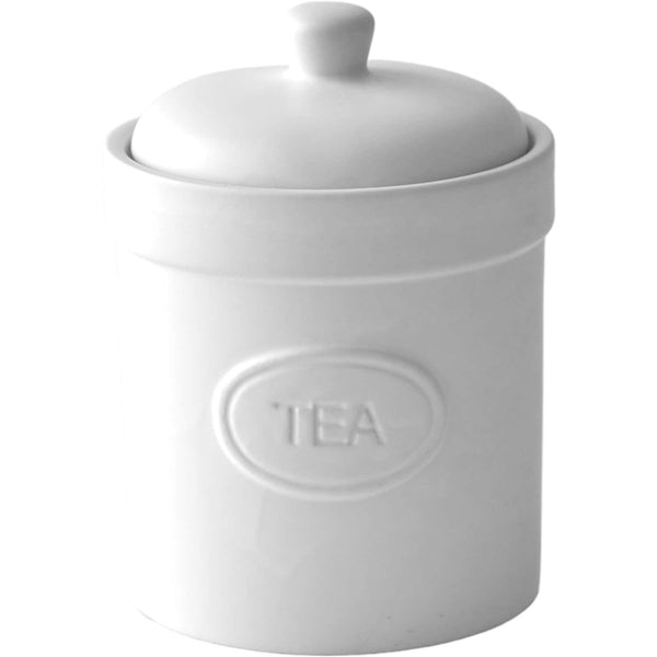 Bia International Tea Canister - Matte White - Potters Cookshop