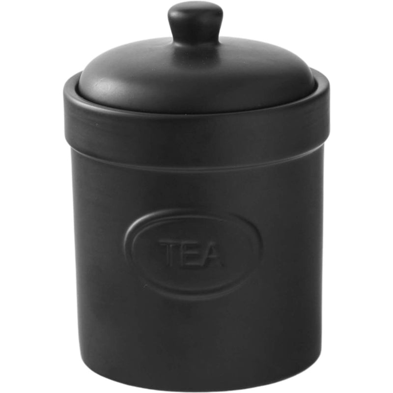 Bia International Tea Canister - Matte Black - Potters Cookshop