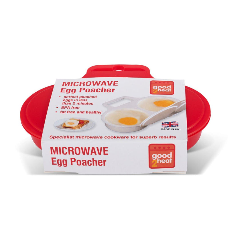 Good 2 Heat Plastic Microwave Egg Poacher - Potters Cookshop