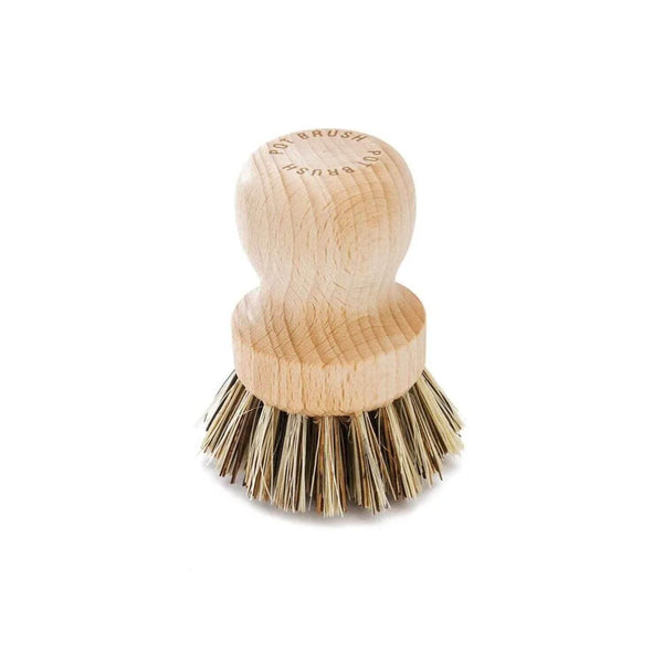 Eddingtons Valet Pot Brush With Stiff Plant Fibre Bristles - Potters Cookshop