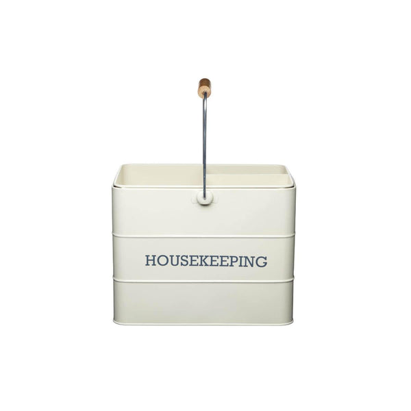 Living Nostalgia Housekeeping Tin - Cream - Potters Cookshop