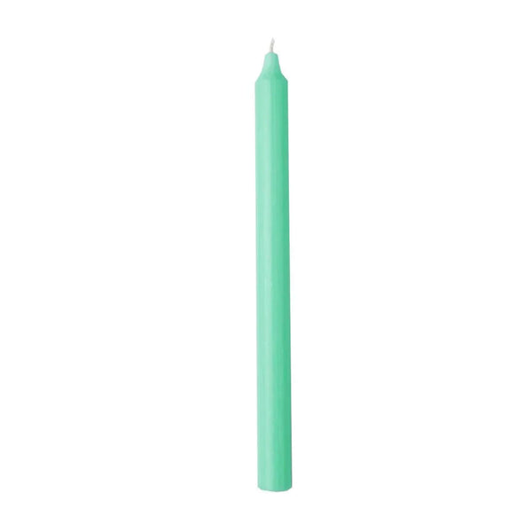 Cidex Rustic Tapered Candle - Mint