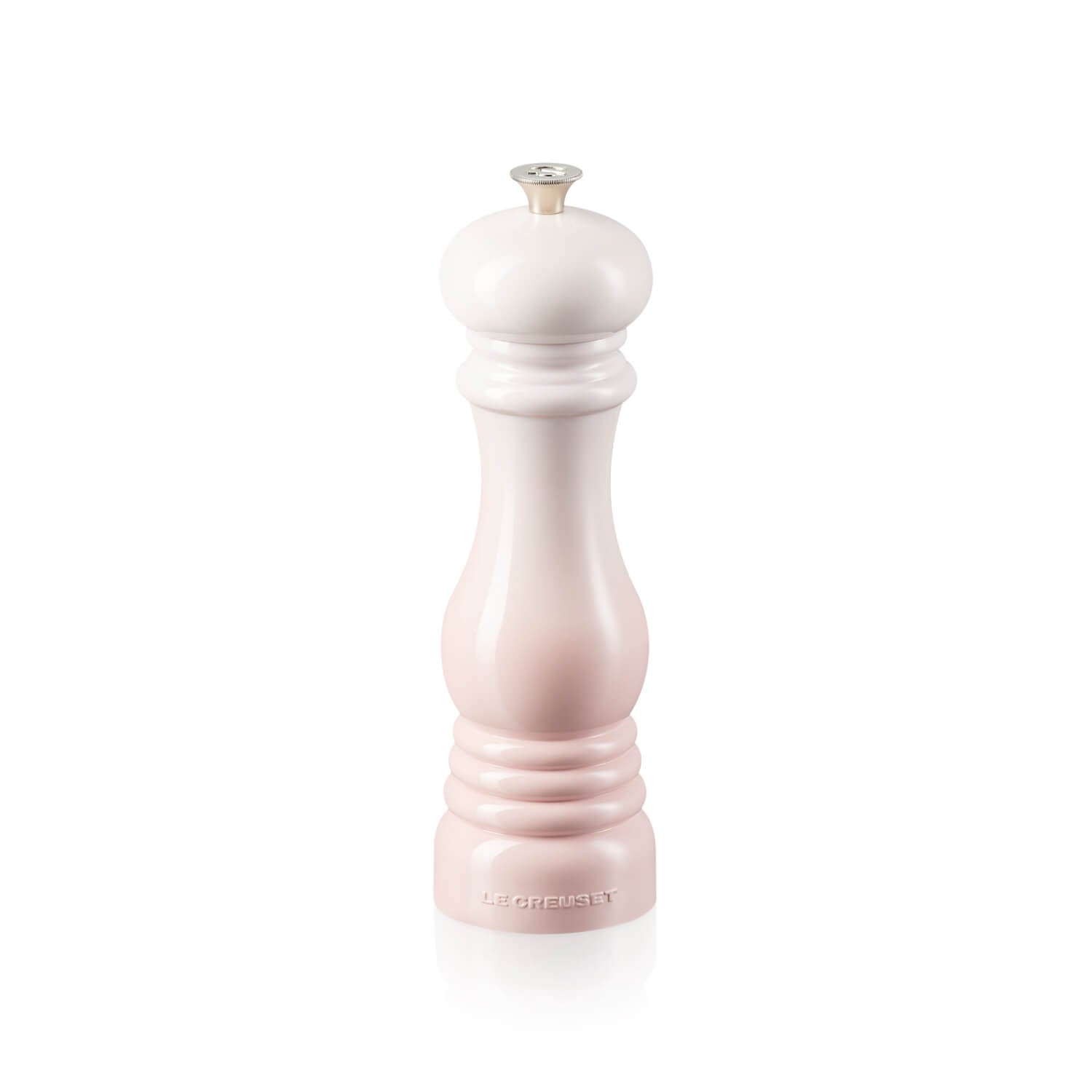 https://www.potterscookshop.co.uk/cdn/shop/products/44002217770000-Le-Creuset-Classic-Salt-Mill-Shell-Pink-Side-Angle-1.jpg?v=1675689598
