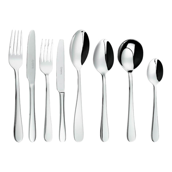 Grunwerg Windsor 44 Piece Cutlery Set - Silver - Potters Cookshop