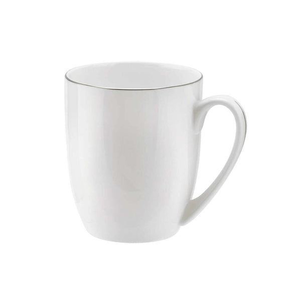 Royal Worcester Serendipity Platinum White Barrel Mug - 350ml