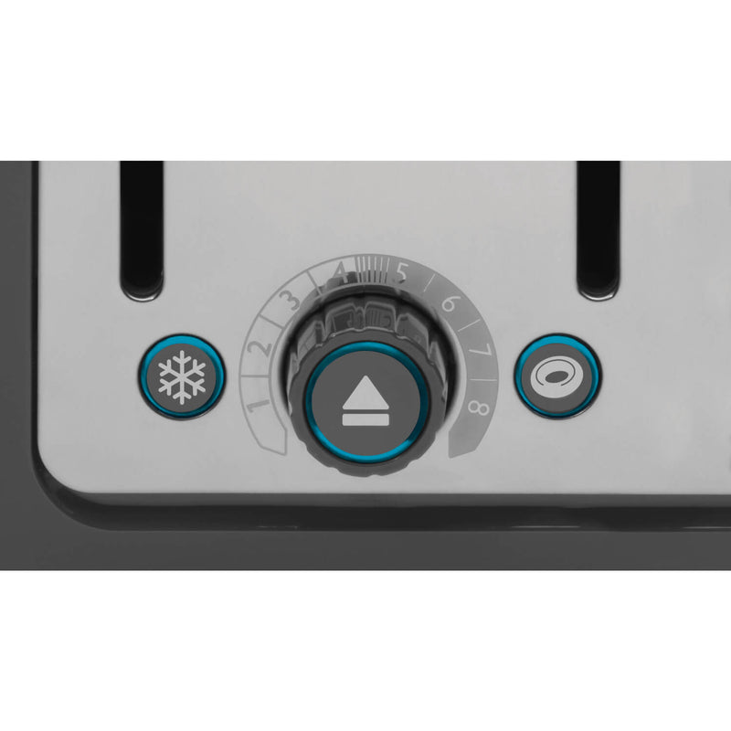 Dualit Architect 1.5 Litre Jug Kettle & 4 Slot Toaster Set - Grey & Stainless Steel