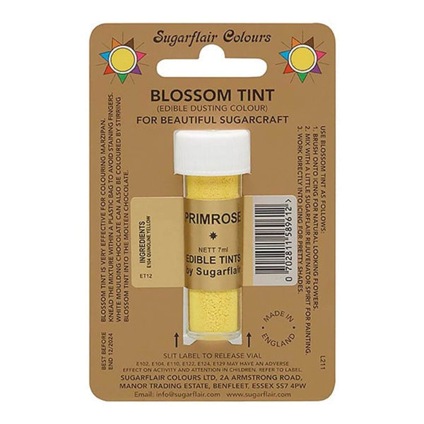 Sugarflair Edible Blossom Tint Dusting - Primrose
