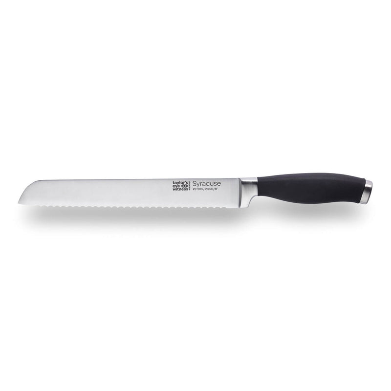 Taylor's Eye Witness Syracuse 20cm Bread Knife - Black