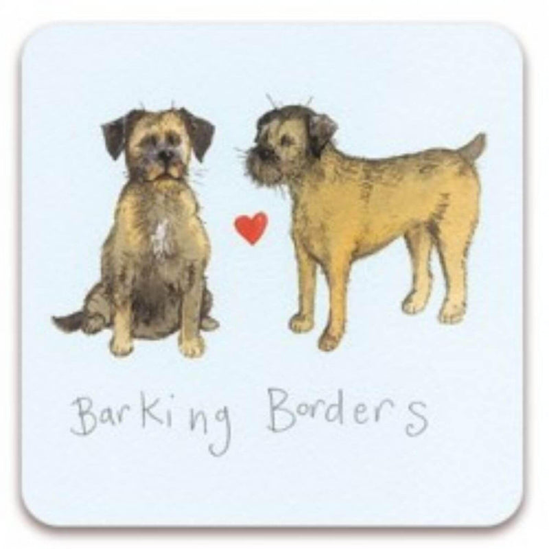 Alex Clark Coaster - Barking Borders - Potters Cookshop