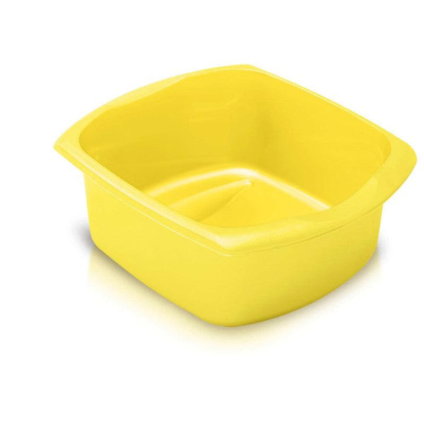 Addis 9.5 ltr  Rectangle Washing Up Bowl - Yellow - Potters Cookshop