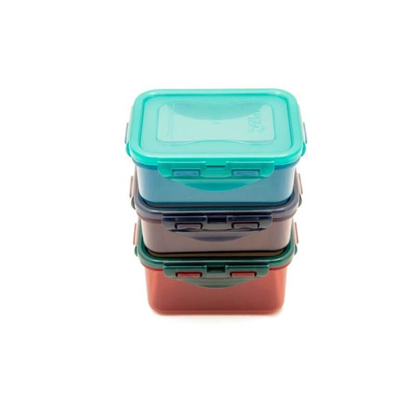 Lock & Lock Eco Rectangle Food Container Set - 3 Piece - Potters Cookshop