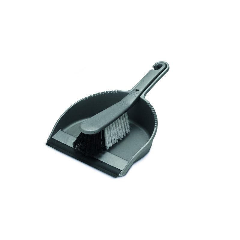 Addis Dustpan & Soft Brush - Metallic - Potters Cookshop