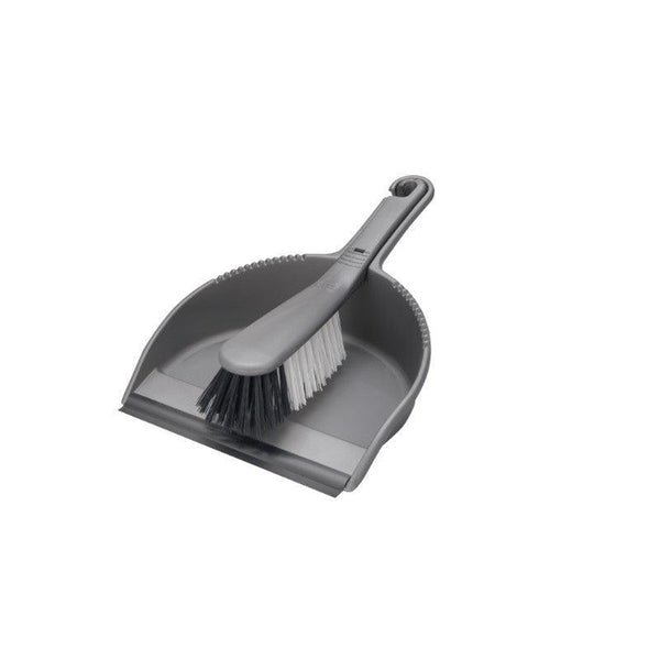 Addis Dustpan & Stiff Brush - Metallic - Potters Cookshop