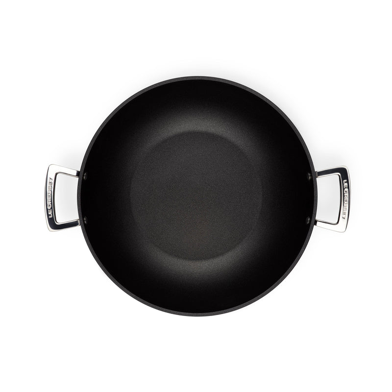 Le Creuset Toughened Non-Stick Wok - 32cm - Potters Cookshop