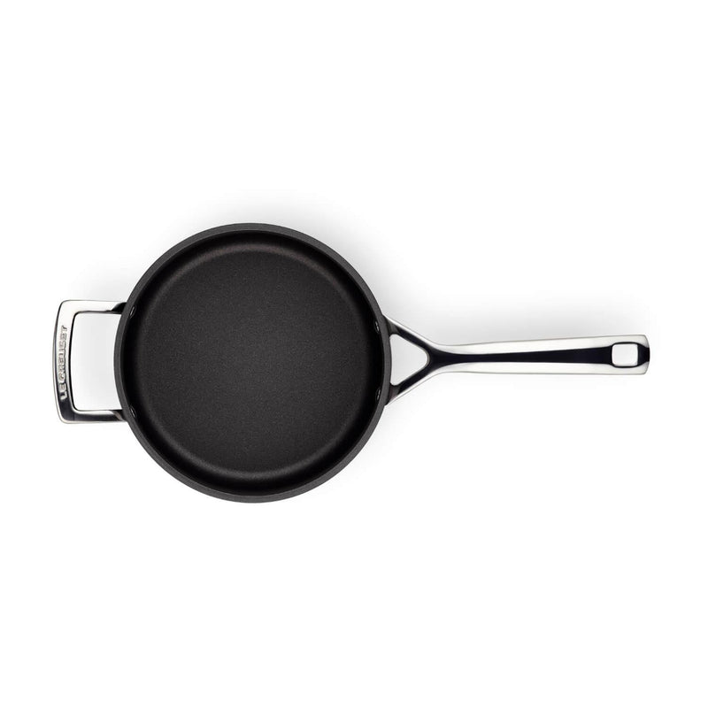 Le Creuset Toughened Non-Stick Saucepan With Glass Lid - 20cm - Potters Cookshop