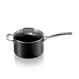 Le Creuset Toughened Non-Stick Saucepan With Glass Lid - 20cm - Potters Cookshop