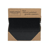 Creative Tops Naturals 4 Piece Square Coaster Set - Granite - Potters Cookshop